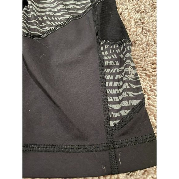 Lululemon Women's Black & Gray Skinny Leggings 6 - Picture 3 of 10